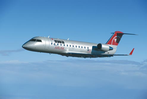  Aircraft on Plane Bombardier Crj 100 200 Series